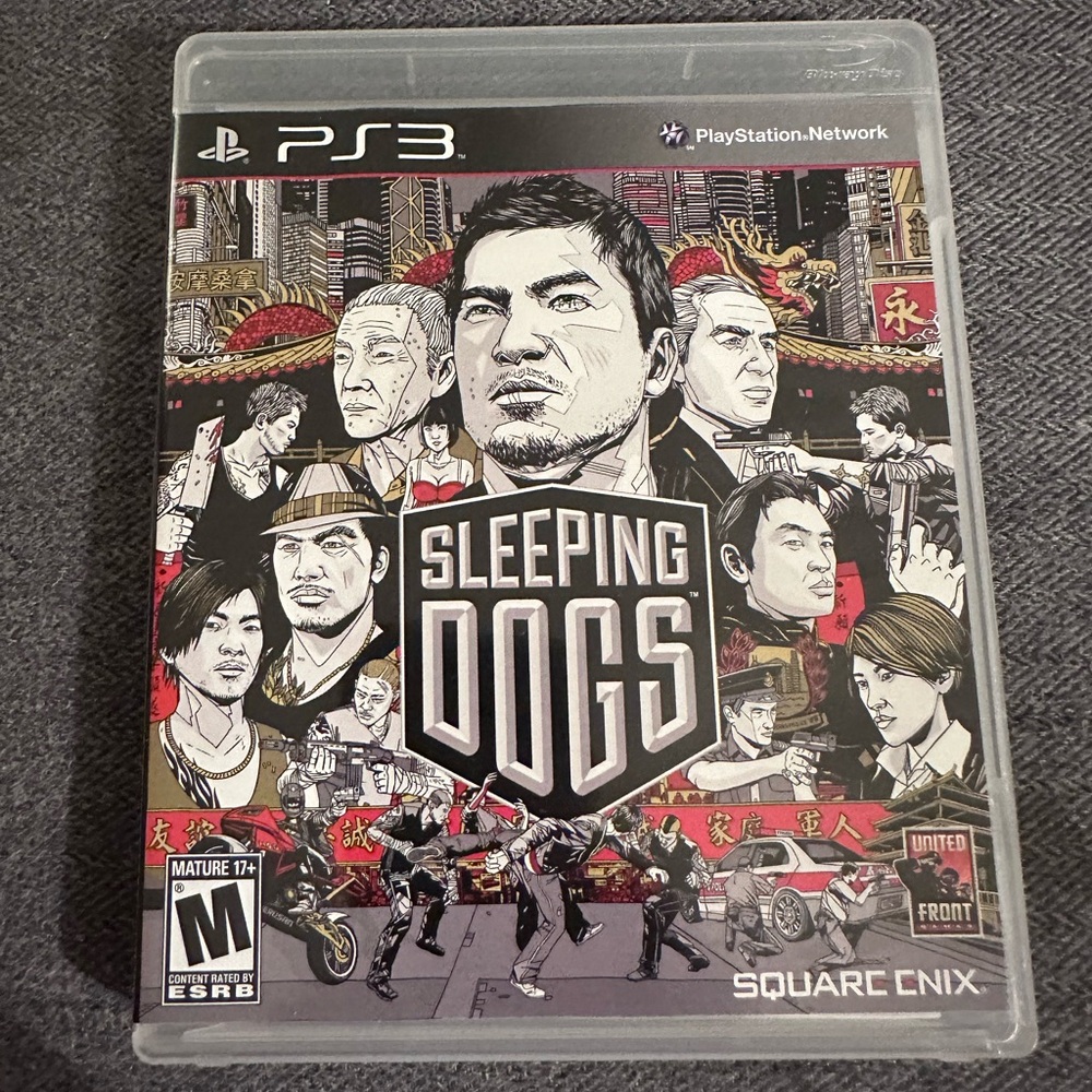 New but not sealed PlayStation 3 M rated Action game Sleeping Dogs